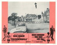 1s901 THUNDERBALL/YOU ONLY LIVE TWICE LC #4 '71 Sean Connery's biggest Bonds, image of jet pack!