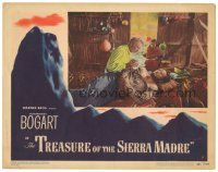 1s916 TREASURE OF THE SIERRA MADRE LC #3 '48 Walter Huston tends to wounded Tim Holt, John Huston!
