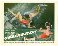 1s925 UNDERWATER LC '55 Howard Hughes, sexiest skin diver Jane Russell!
