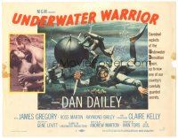 1s176 UNDERWATER WARRIOR TC '58 demolition scuba diver Dan Dailey, Claire Kelly