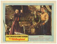 1s926 UNFORGIVEN LC #7 '60 Burt Lancaster, Audrey Hepburn, directed by John Huston!
