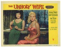 1s928 UNHOLY WIFE LC #6 '57 best close up of sexy bad girls Diana Dors & Marie Windsor!