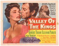 1s179 VALLEY OF THE KINGS TC '54 Robert Taylor & Eleanor Parker by Sphinx in Egypt!