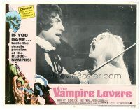 1s937 VAMPIRE LOVERS LC #1 '70 Hammer horror, Douglas Wilmer kills sexy vampire Kirsten Lindholm!