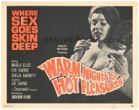 1s181 WARM NIGHTS & HOT PLEASURES TC '64 Joe Sarno & Radley Metzger, where sex goes skin deep!