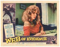 1s951 WEB OF EVIDENCE LC #5 '59 Cronin's Beyond This Place, close up of sleazy Jean Kent!