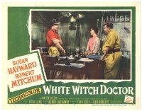 1s963 WHITE WITCH DOCTOR LC #8 '53 Walter Slezak, Susan Hayward & Robert Mitchum in Africa!