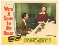 1s975 WITH A SONG IN MY HEART LC #4 '52 Susan Hayward as singer Jane Froman & David Wayne!