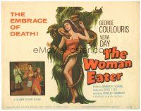 1s189 WOMAN EATER TC '59 art of wacky tree monster eating only the most beautiful victims!