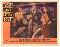 1s987 YOU CAN'T RATION LOVE LC #1 '44 Johnny Johnston playing guitar for Marjorie Weaver & others!