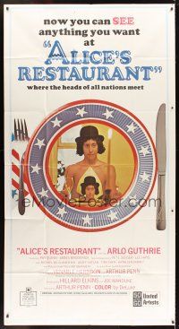 1t520 ALICE'S RESTAURANT 3sh '69 Arlo Guthrie, musical comedy directed by Arthur Penn!