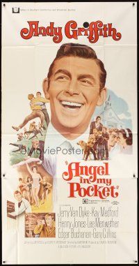 1t527 ANGEL IN MY POCKET 3sh '69 ex-Marine-turned-preacher Andy Griffith, Jerry Van Dyke