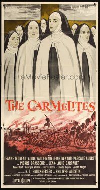 1t566 CARMELITES  3sh '60 art of French Catholic nuns Jeanne Moreau & Alida Valli!