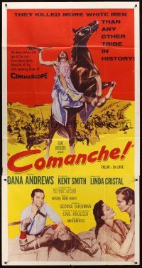 1t578 COMANCHE int'l 3sh R60s Dana Andrews, Linda Cristal, they killed more white men than any other