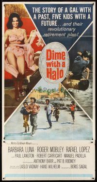 1t598 DIME WITH A HALO 3sh '63 sexy Barbara Luna has a past and five kids with a future!