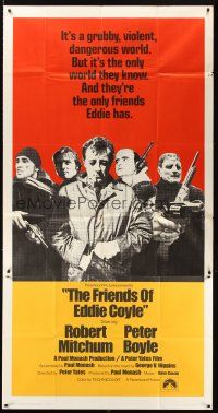 1t624 FRIENDS OF EDDIE COYLE int'l 3sh '73 Robert Mitchum lives in a violent, dangerous world!