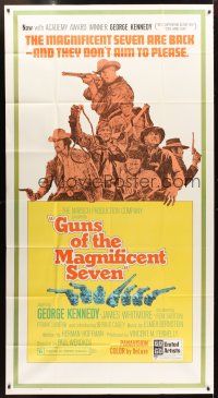 1t641 GUNS OF THE MAGNIFICENT SEVEN 3sh '69 they're back and they don't aim to please!