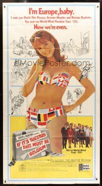 1t660 IF IT'S TUESDAY THIS MUST BE BELGIUM 3sh '69 full-length super sexy Suzanne Pleshette!