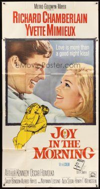 1t670 JOY IN THE MORNING int'l 3sh '65 best close up of Richard Chamberlain & Yvette Mimieux!