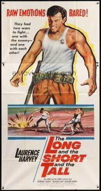 1t673 JUNGLE FIGHTERS 3sh '60 art of Laurence Harvey, Thye Long and the Short and the Tall!