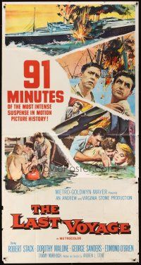 1t683 LAST VOYAGE 3sh '60 91 minutes of the most intense suspense in motion picture history!