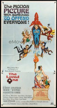 1t695 LOVED ONE 3sh '65 Jonathan Winters in the motion picture with something to offend everyone!