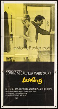 1t696 LOVING int'l 3sh '70 different image of sexy Eva Marie Saint & George Segal in bathroom!