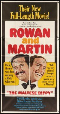 1t701 MALTESE BIPPY 3sh '69 different image of smiling Dan Rowan & Dick Martin!