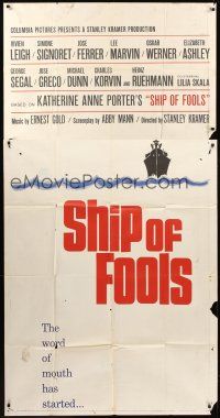 1t787 SHIP OF FOOLS 3sh '65 Stanley Kramer's movie based on Katharine Anne Porter's book!