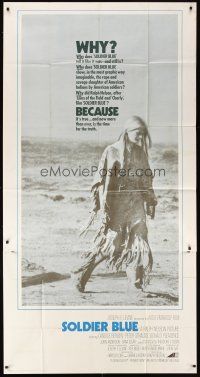 1t793 SOLDIER BLUE 3sh '70 different full-length image of Candice Bergen on the beach!