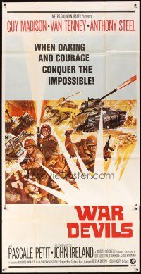 1t847 WAR DEVILS 3sh '71 when daring and courage conquer the impossible, cool war art!