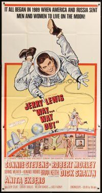 1t849 WAY WAY OUT 3sh '66 astronaut Jerry Lewis sent to live on the moon in 1989!