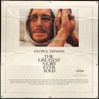 1t475 GREATEST STORY EVER TOLD Cinerama 6sh '65 George Stevens, Max von Sydow as Jesus!