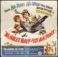 1t480 McHALE'S NAVY JOINS THE AIR FORCE 6sh '65 great art of Tim Conway in wacky flying ship!