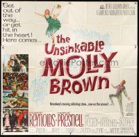 1t501 UNSINKABLE MOLLY BROWN 6sh '64 Debbie Reynolds, get out of the way or hit in the heart!