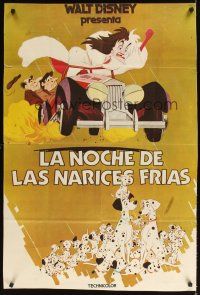 1t395 ONE HUNDRED & ONE DALMATIANS Argentinean R70s Walt Disney classic, great cartoon image!