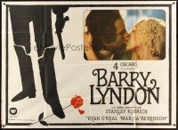 1t259 BARRY LYNDON Argentinean 43x58 '75 Stanley Kubrick, Ryan O'Neal, romantic melodrama!