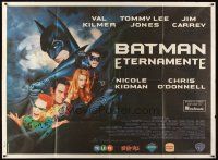 1t260 BATMAN FOREVER Argentinean 43x58 '95 Val Kilmer, Nicole Kidman, Tommy Lee Jones, Jim Carrey