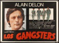 1t272 GANG Argentinean 43x58 '77 Jacques Deray, close up of Alain Delon!