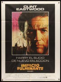 1t290 SUDDEN IMPACT Argentinean 43x58 '83 Clint Eastwood is at it again as Dirty Harry!