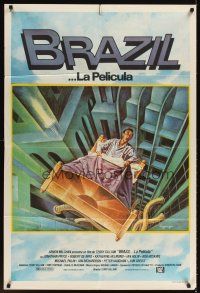 1t312 BRAZIL Argentinean '85 Terry Gilliam, cool sci-fi fantasy art by Lagarrigue!