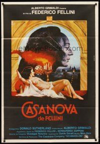 1t341 FELLINI'S CASANOVA Argentinean '77 Il Casanova di Federico Fellini, best different sexy art!