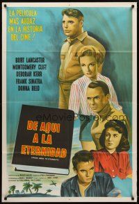 1t352 FROM HERE TO ETERNITY Argentinean R60s Lancaster, Deborah Kerr, Sinatra, Donna Reed, Clift!