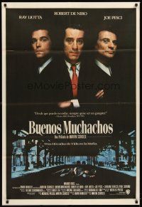 1t357 GOODFELLAS Argentinean '90 Robert De Niro, Joe Pesci, Ray Liotta, Martin Scorsese classic!