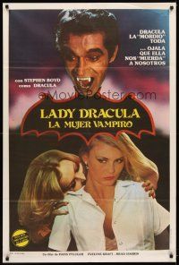1t369 LADY DRACULA Argentinean '78 Stephen Boyd as the Count with sexy Evelyne Kraft!