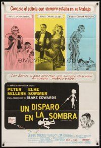 1t416 SHOT IN THE DARK Argentinean '64 Blake Edwards directed, Peter Sellers & sexy Elke Sommer!