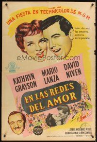1t437 TOAST OF NEW ORLEANS Argentinean '50 Mario Lanza, Kathryn Grayson & David Niven!