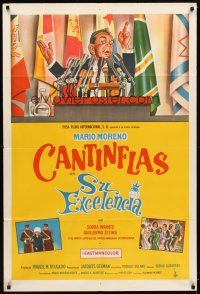 1t452 YOUR EXCELLENCY Argentinean '67 Su excelencia, Sonia Infante, art of Cantinflas!