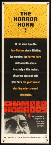 1t032 CHAMBER OF HORRORS style C door panel '66 the horror horn tells you to shut your eyes!
