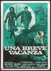 1t126 BRIEF VACATION Italian 1p '75 Vittorio De Sica's Una breve vacanza, Florinda Bolkan
